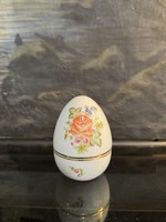 Herendi - flower-patterned egg bonbonier