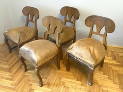 4 antique Biedermeier chairs