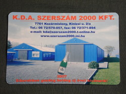 Card calendar, kda tool trade, kozármisleny, 2007, (6)