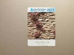 Hungary, card calendar xvii.- Gyöngy Patika 2023