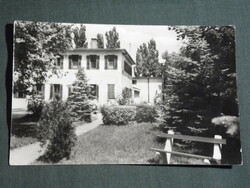 Postcard, detail of the Balatonboglár holiday settlement
