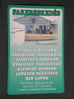 Kártyanaptár, Pécs Megyeri fakereskedés, 2007, (6)