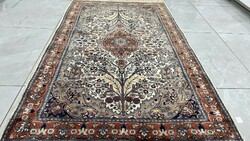 3535 Wonderful Iranian Isfahani Handmade Woolen Persian Carpet 93x158cm Free Courier