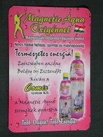 Card calendar, magnetic aqua comix drinking water, Nagymágocs, 2007, (6)