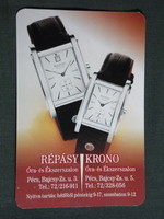 Card calendar, répásy chrono watch salon, Pécs, watch, 2007, (6)