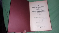 1884. Nándor Létmányi - the vicissitudes of the Hungarian state life and constitution according to the pictures