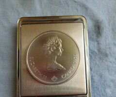 1976 II. Erzsébet kanadai olimpia montreali labdarúgás ezüst 10 dollár