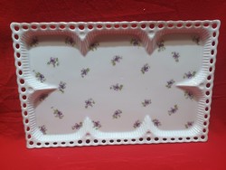 Victoria porcelain tray with openwork border