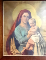 Large icon of the Virgin Mary with baby Jesus