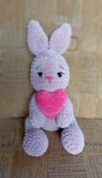 Húsvétra! Horgolt amigurumi plüss nyuszi lány