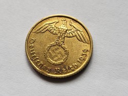 III. Empire fine bronze 5 pfennig 1939 a.