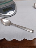 Collector's silver-plated antique teaspoon from 1886