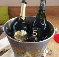 Laurent-Perrier Champagne magnum pezsgős jégveder - Francia bárfelszerelés, pezsgős ajándéktárgy