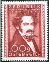 A948 / Austria 1950 moritz daffinger stamp postmaster