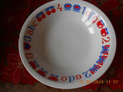Alföldi ABC betűs gyerek mély tányér