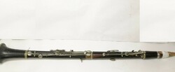 Large clarinet made of old grenadilla wood, marked stowasser-budapest