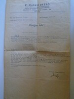 Za488.30 - X-ray findings - dr. Signed by Dezső Markó, 1940 Budapest