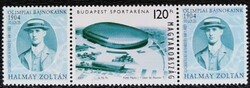 S4688dsz / 2003 Budapest sports arena stamp postal clear double section (reversed position)