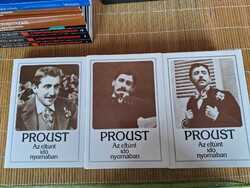 Marcel Proust: Az eltűnt idő nyomában I-III.  4900.-Ft