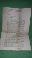 Antique print - the will of Lajos Kossuth is an authentic copy according to the pictures