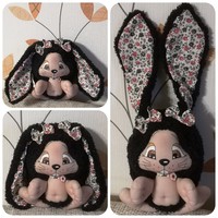 Fülike firstster bunny handmade bunny currants