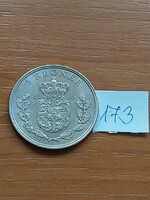 Denmark 5 kroner 1960 ix. King Frederick, copper-nickel, diameter (mm) 33,173.