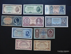 Lot of 10 blades - tax blades! Nice banknotes