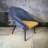 Retro, space age design renovated cologne armchair