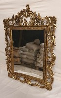 Large antique Florentine wall castle mirror. Now Saturday delivery!