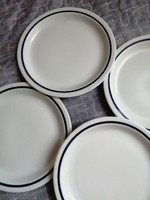 Blue striped canteen plate 4 pieces