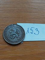 Netherlands 1 cent 1906 Queen Wilhelmina, bronze, knurled 153.