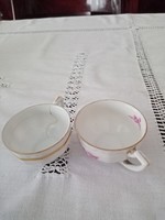 Set of 2 antique Zsolnay porcelain coffee cups to complement