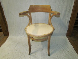 Antik Thonet karfás szék (csiszolt)