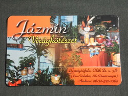 Card calendar, jasmine flower arrangement shop, berettyóújfalu, 2008, (6)