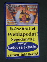Card calendar, website support material Székesfehérvár, car mechanic, 2008, (6)