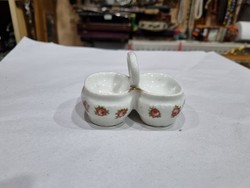 Old porcelain salt shaker
