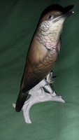 Nagyon szép és ritka ENS VOLKSTEDT porcelán madár Nyaktekercs (Jinx torquilla) 19cm a képek szerint