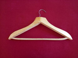Vintage strong wooden coat hanger for coat