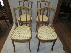 Antik Thonet szék 4db (felújított)