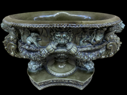 Fischer, stamped table center Budapest, late 19th century