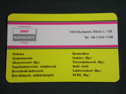 Card calendar, adult training for goalkeepers, vocational school, Budapest, 2008, (6)