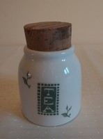 Ceramic tea herb container