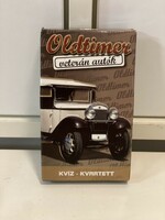 Oldtimer vintage cars quiz-quartet card pack, 32 sheets 1997 perfect
