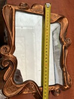 Copper framed mirror!