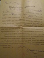 Za490.42 - One of the documents of László Kubala's parents 1942kubala kurás Pál-Budapest. Director of Pest Faith community