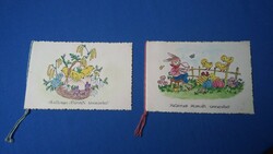 Two unique Easter postcards from the 1960s