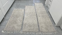 3559 Beautiful cleaned set of 3 running rugs 140x70cm free courier