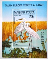 B146 / 1980 birds - protected waterfowl block postal clear