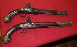 Pair of Turkish pistols - from one manufacturer