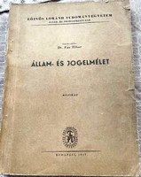 Állam- és jogelmélet (szerk. Vas Tibor) – antikvár jogi könyv